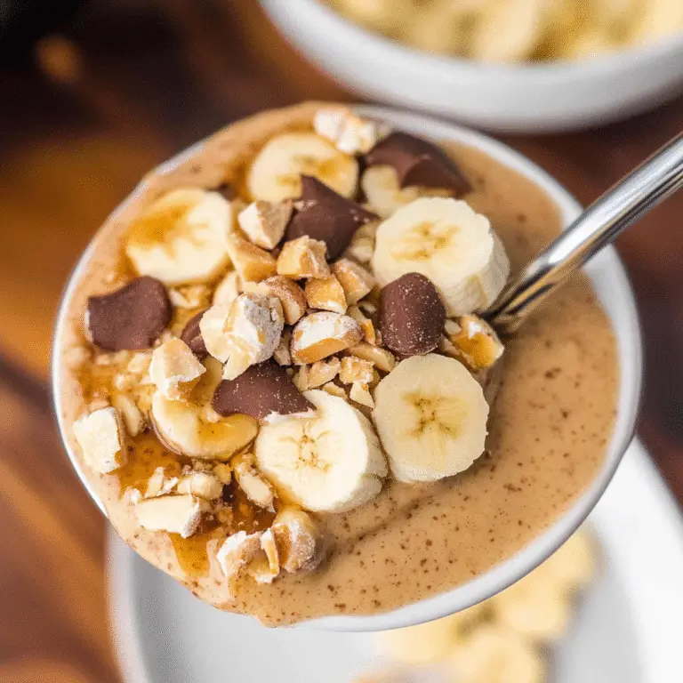 Banana Almond Butter Smoothie Bowl