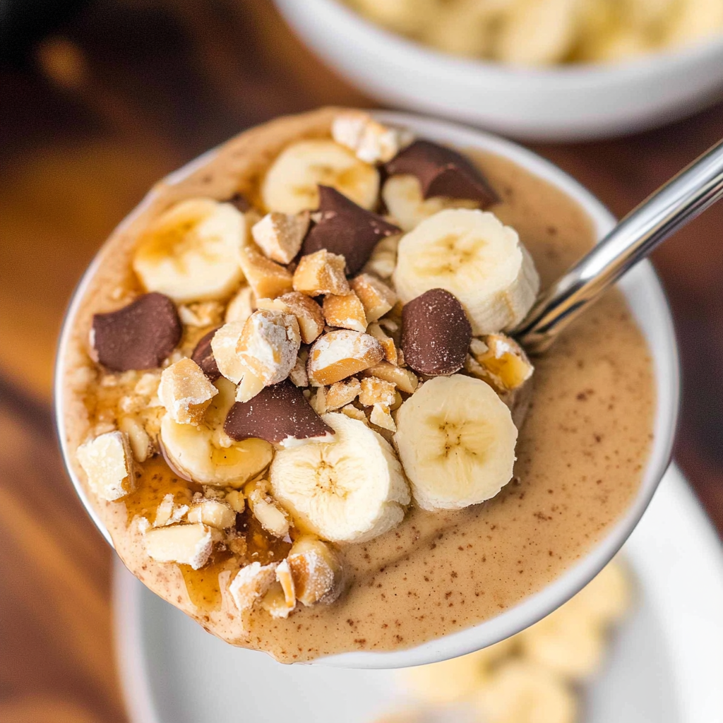 Banana Almond Butter Smoothie Bowl