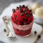 Edible Red Velvet Cookie Dough