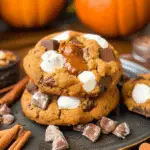 Pumpkin S'mores Cookies
