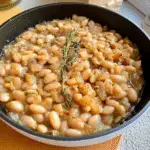 Savory Onion White Beans with Rosemary & Balsamic