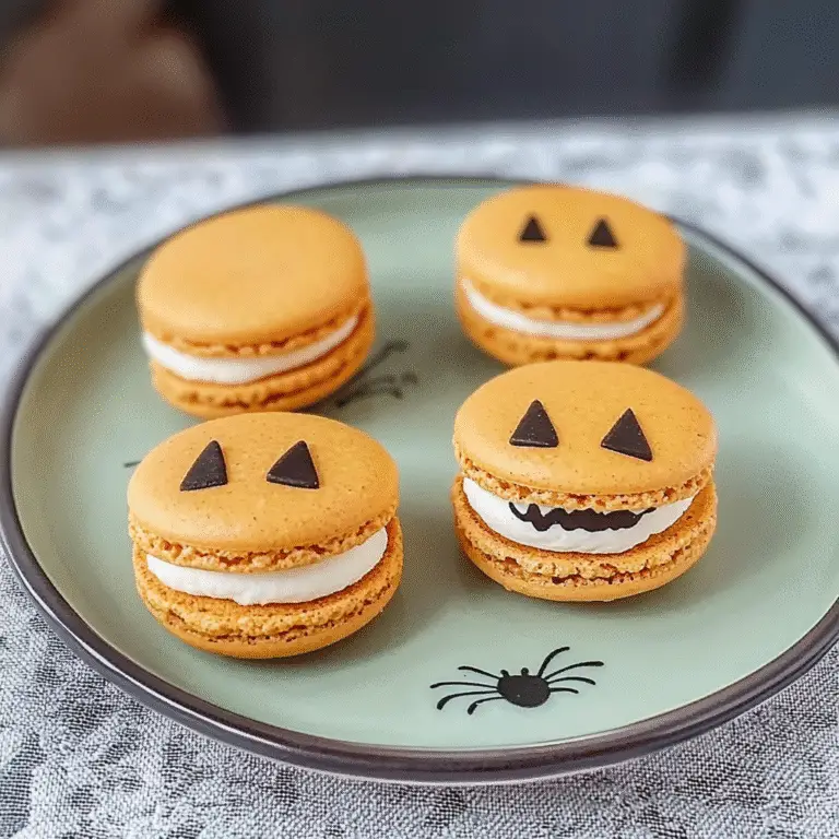 Spooktacular Halloween Macarons
