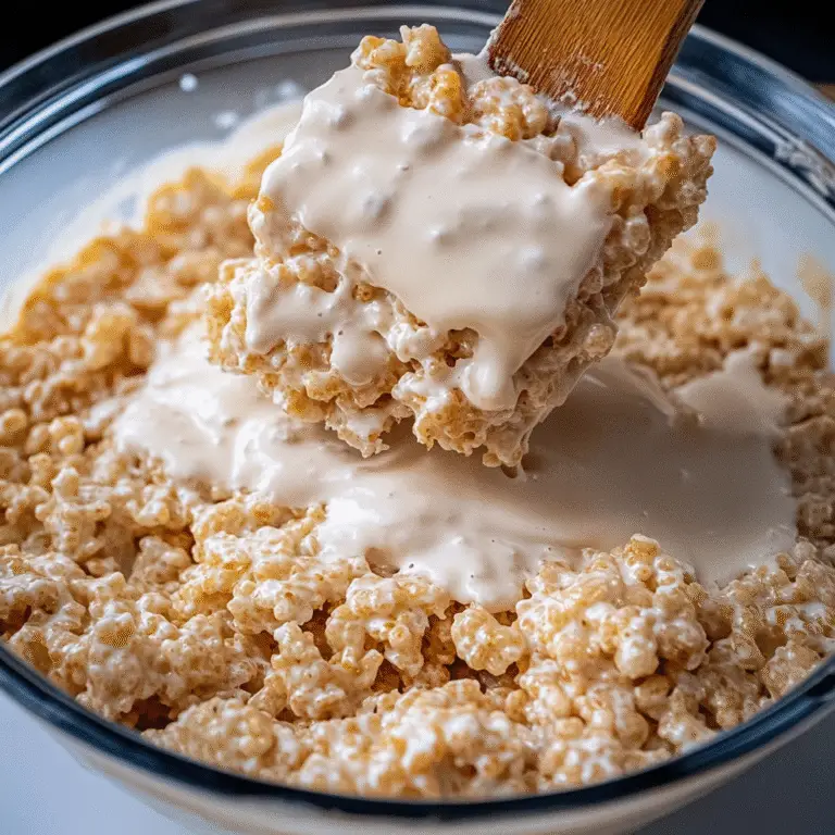 Brown Butter Dulce de Leche Rice Krispie Treats
