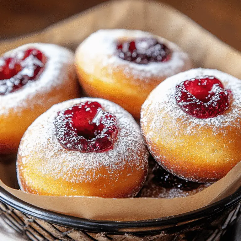 Blueberry Jelly Filled Donuts