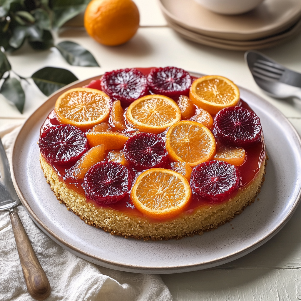 Cranberry Orange Upside Down Cake
