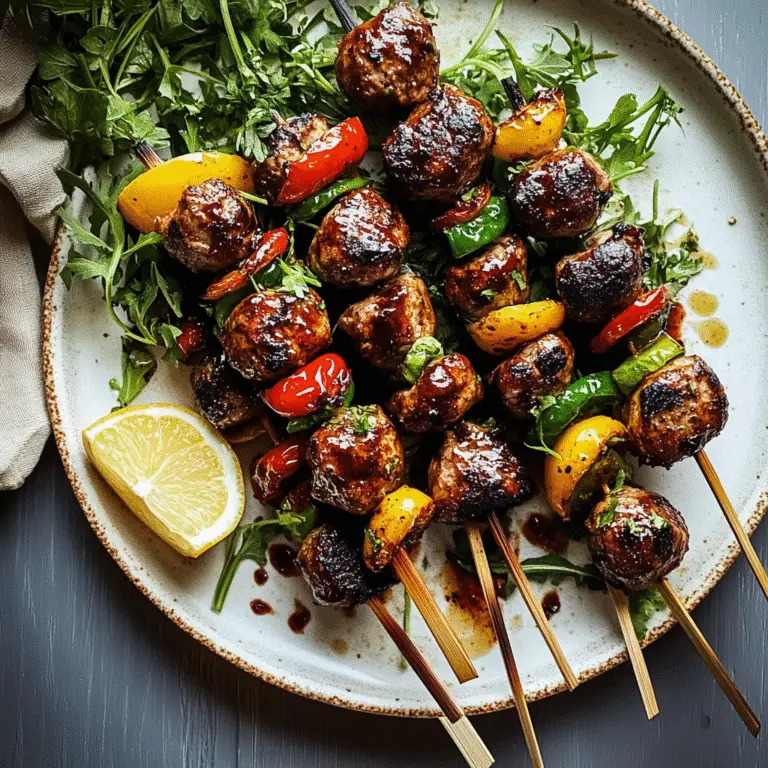 Ghostly Sustainable Skewers: A Spooky Grilled Delight
