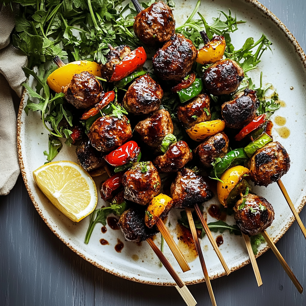 Ghostly Sustainable Skewers: A Spooky Grilled Delight