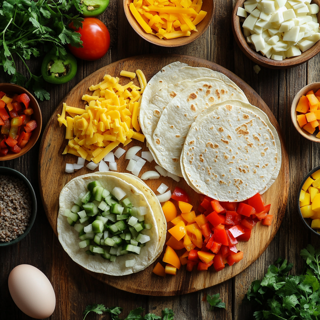 Breakfast Burritos ingredients