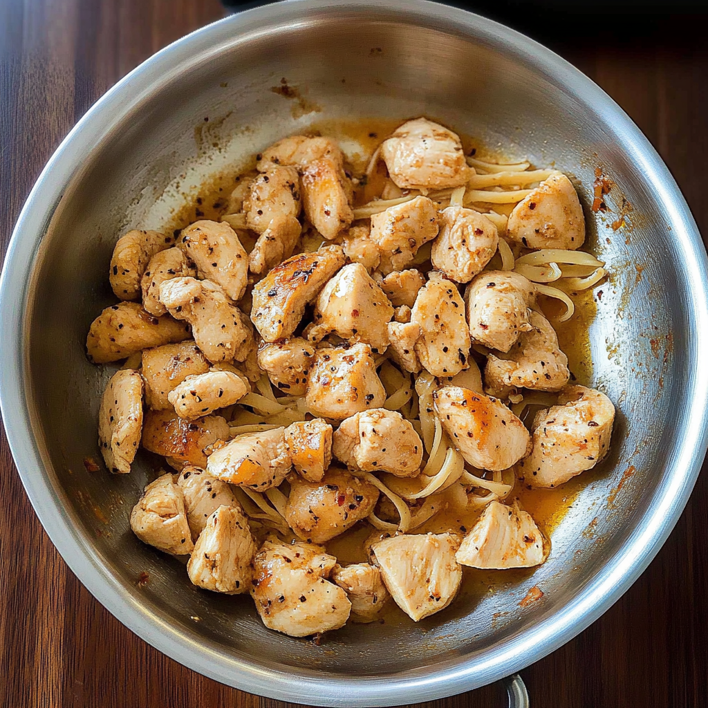 Buttered Noodles with Chicken