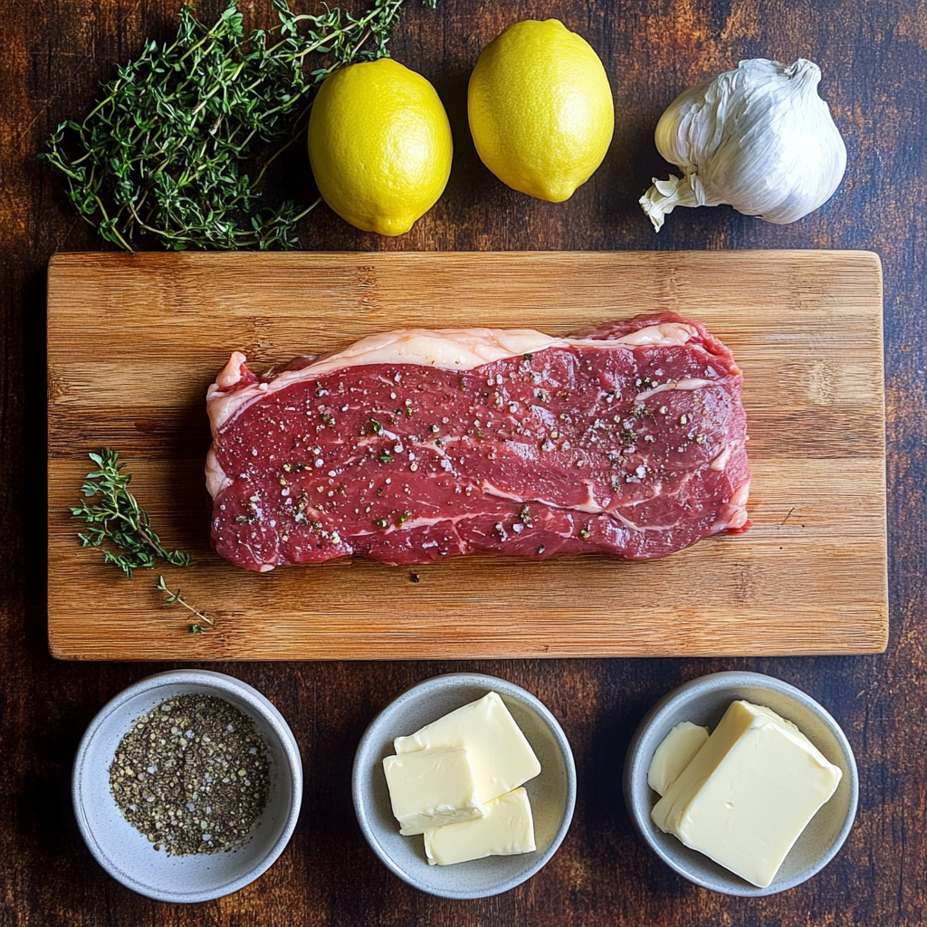 Cajun Butter Steak ingredients