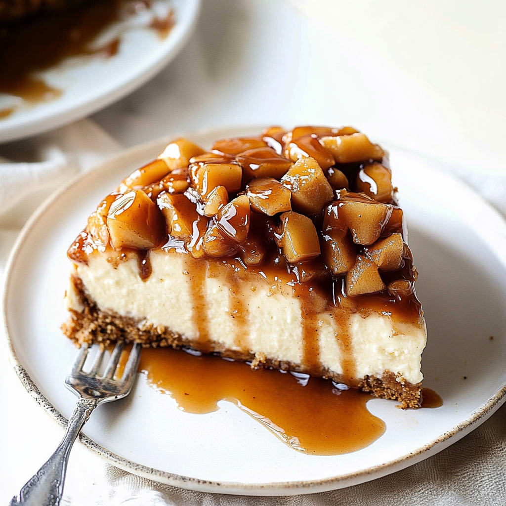 Caramel Apple Cheesecake