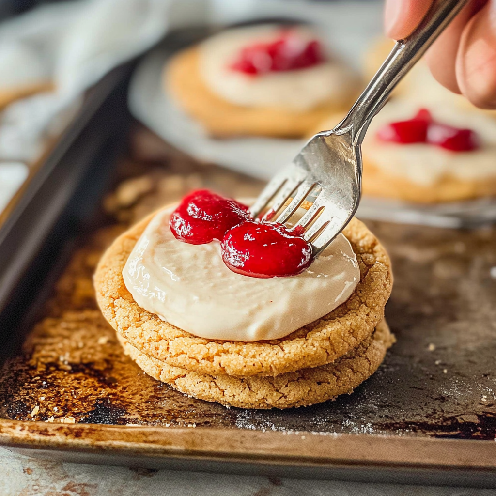 Cherry Cheesecake Cookies