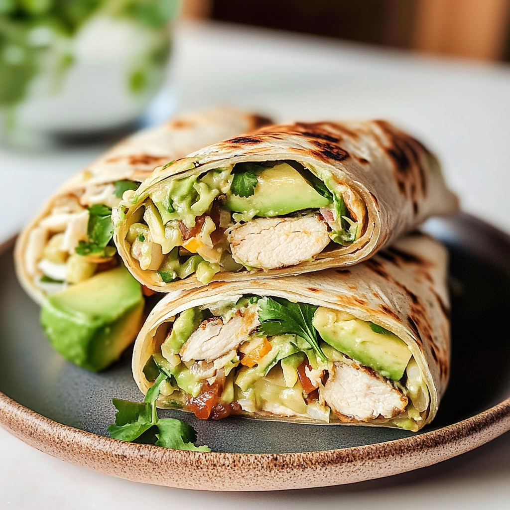 Chicken Avocado Wraps