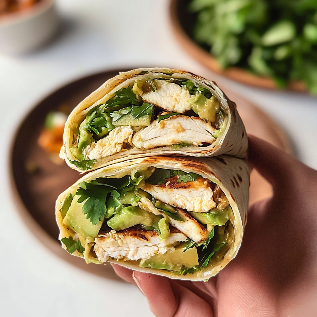 Chicken Avocado Wraps