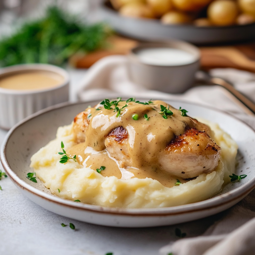 Chicken and Mashed Potatoes