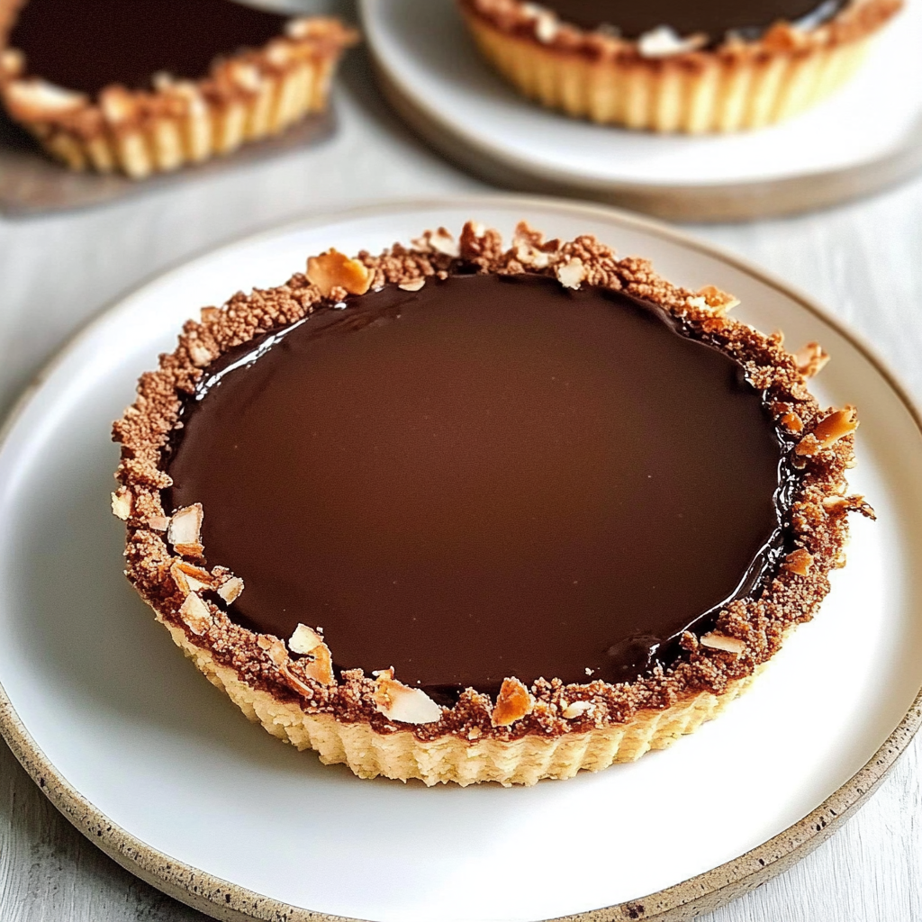 Chocolate Macaroon Tart