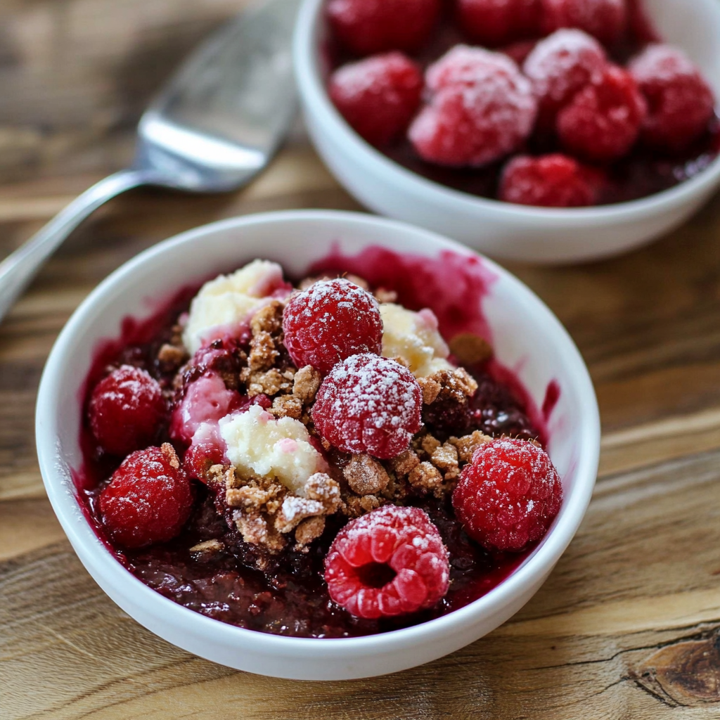 Chocolate Raspberry Crisp