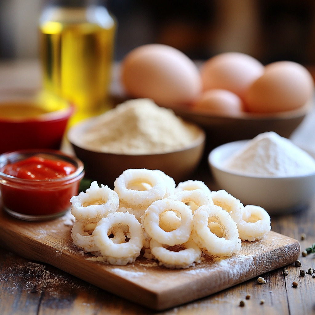 Crispy Fried Calamari ingredients