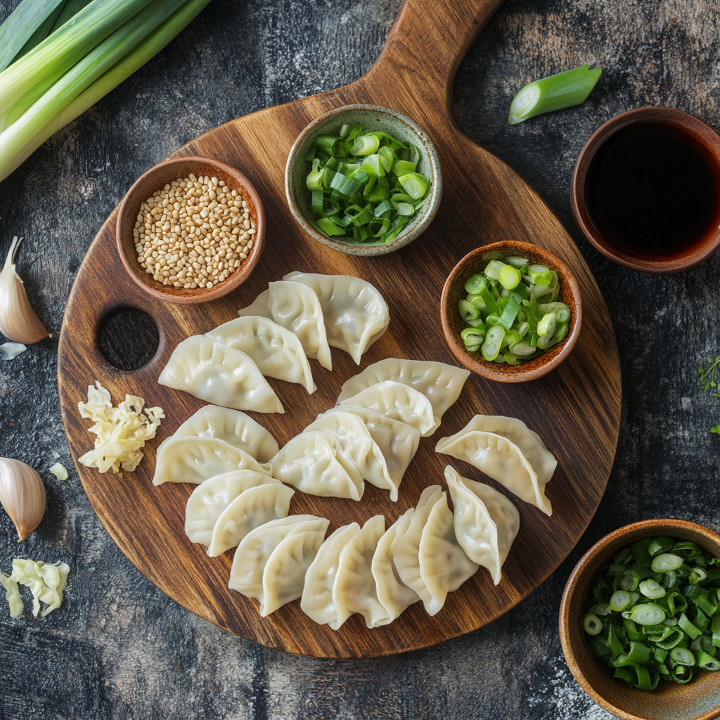 Crispy Pan-Fried Dumplings ingredients