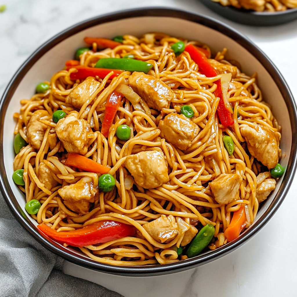 Crockpot Chicken Lo Mein
