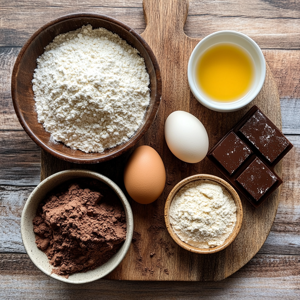 Gluten Free Chocolate Cake ingredients
