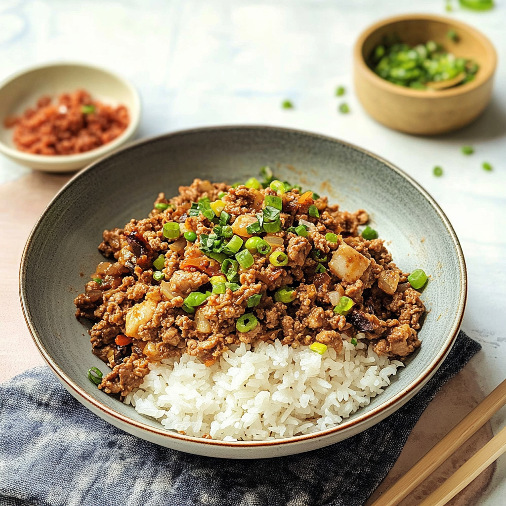 Ground Turkey and Rice One Pan Skillet