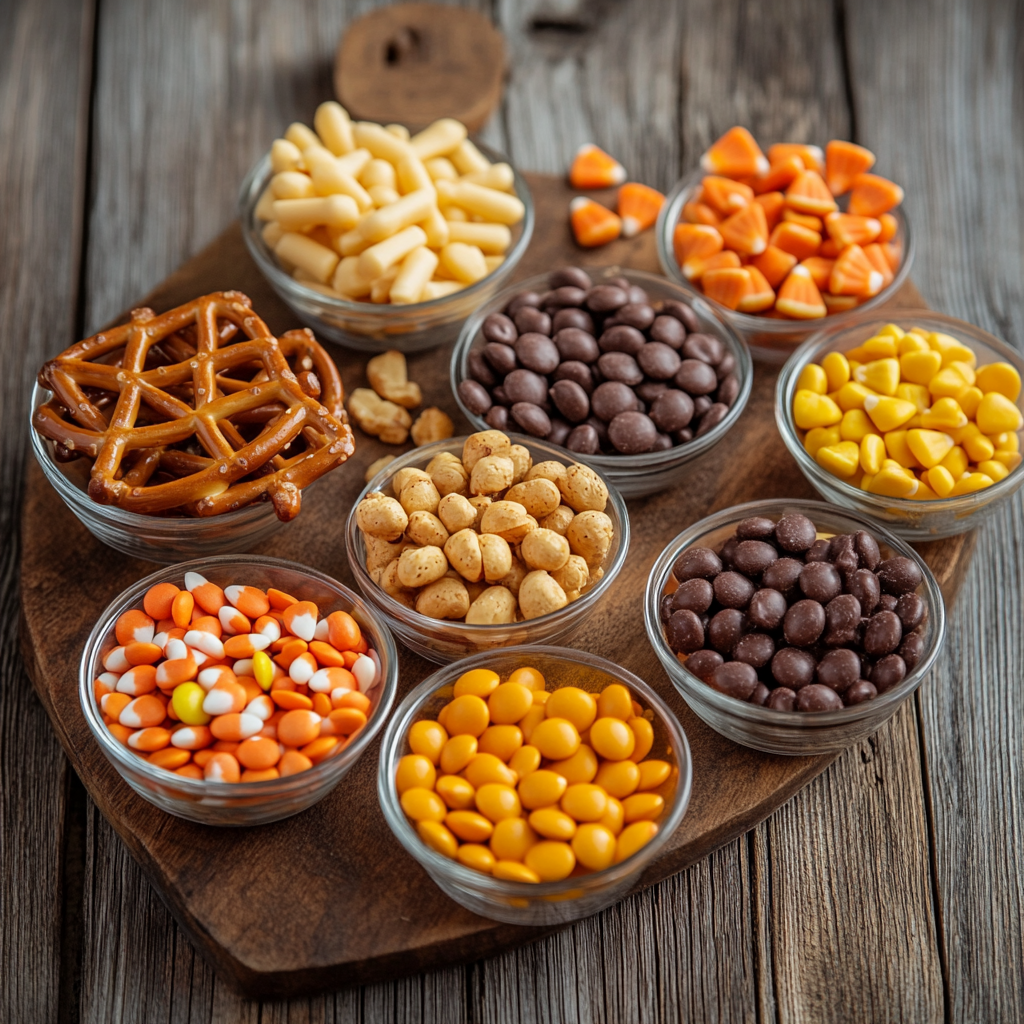 Halloween Snack Mix ingredients