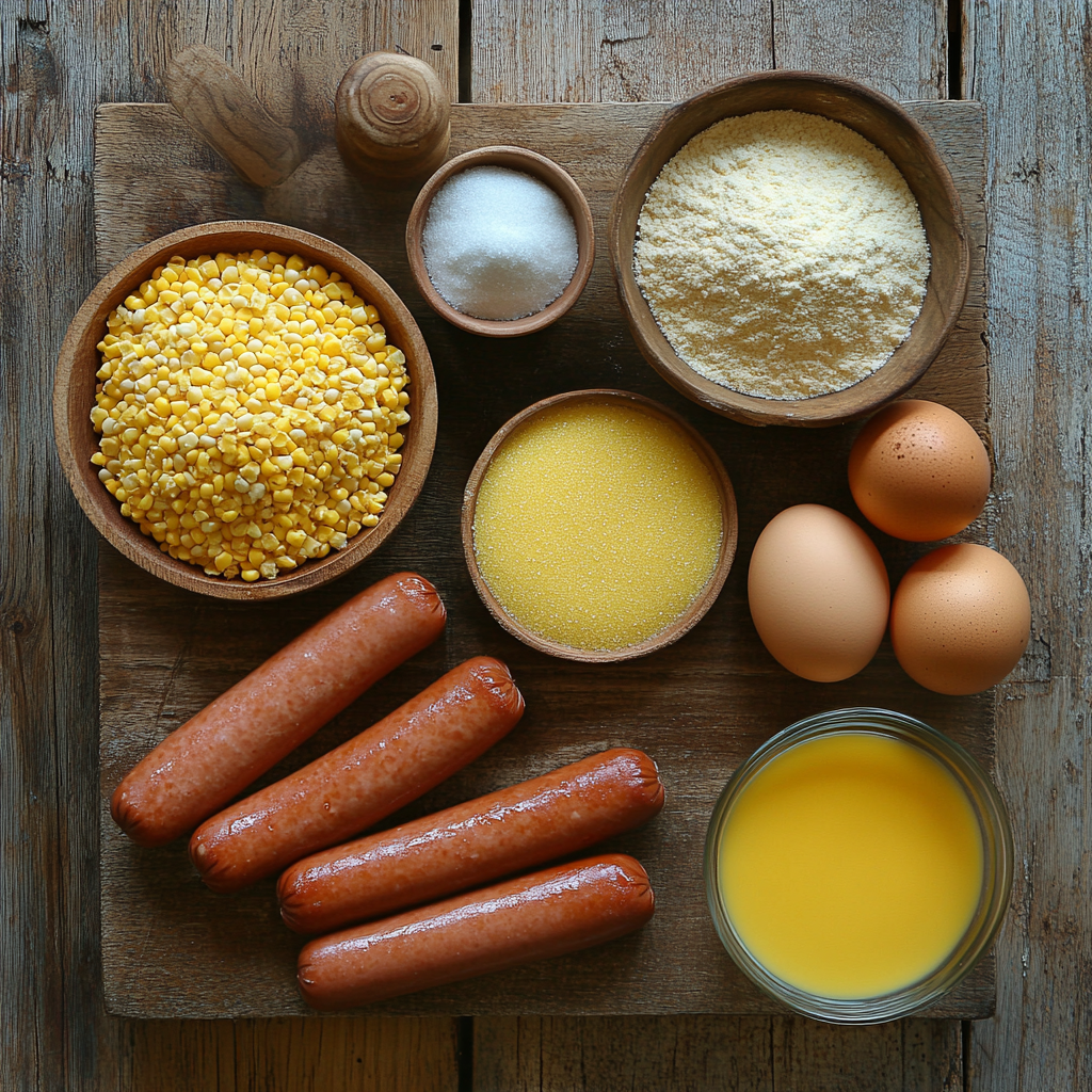 Homemade Corn Dogs ingredients