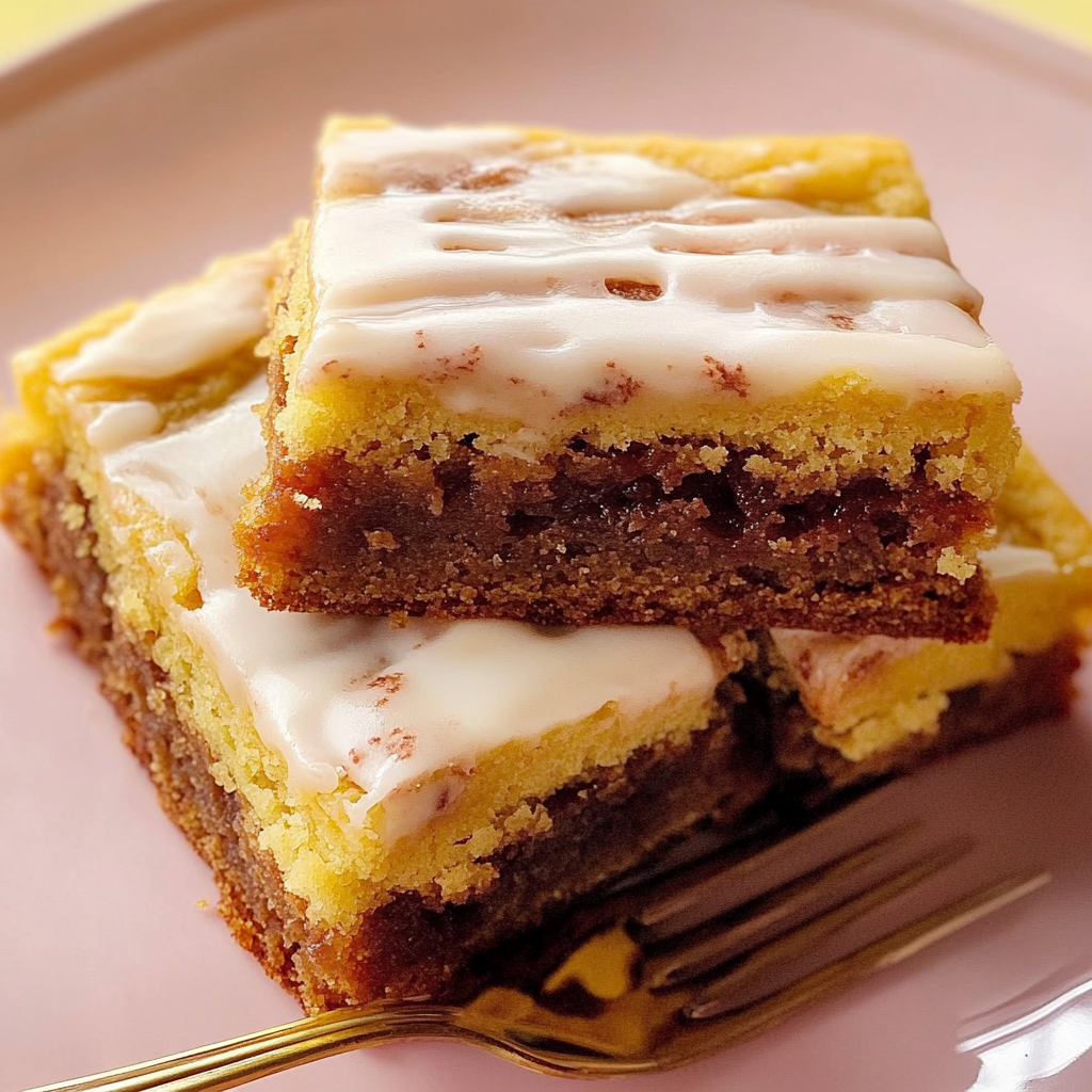 Honey Bun Brownies