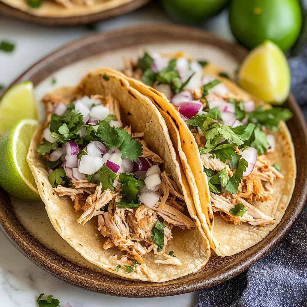 Instant Pot Shredded Chicken Tacos