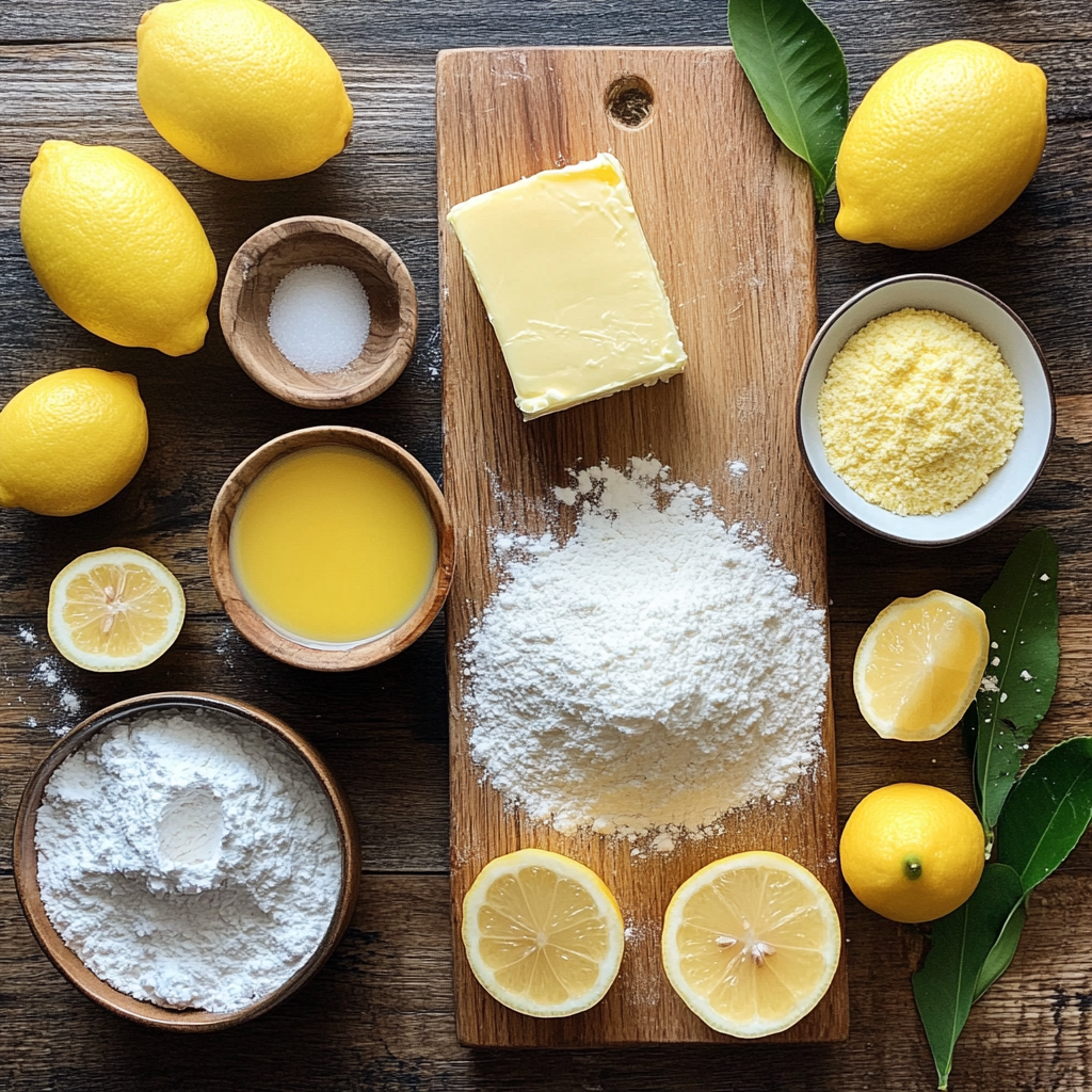 Lemon Surprise Cake ingredients