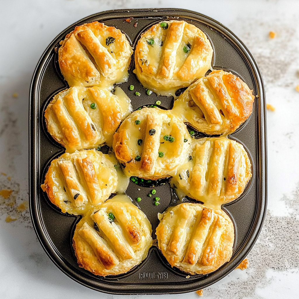 Mini Chicken Pot Pie Muffins