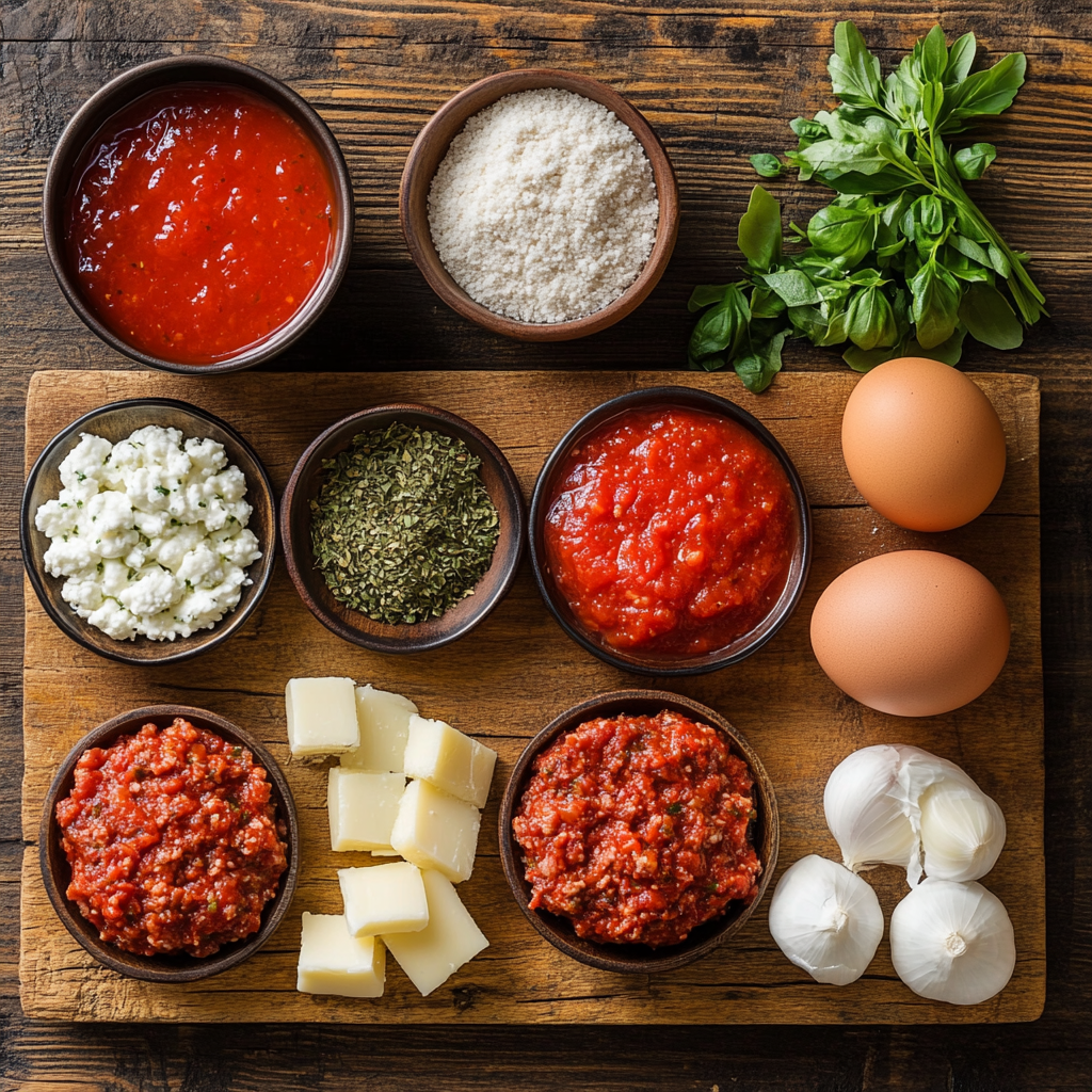 Mozzarella Meatballs ingredients