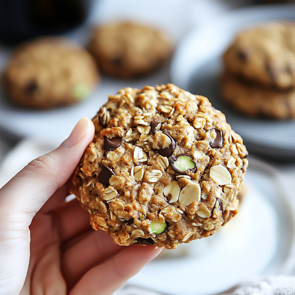 Oatmeal Banana Zucchini Breakfast Cookies