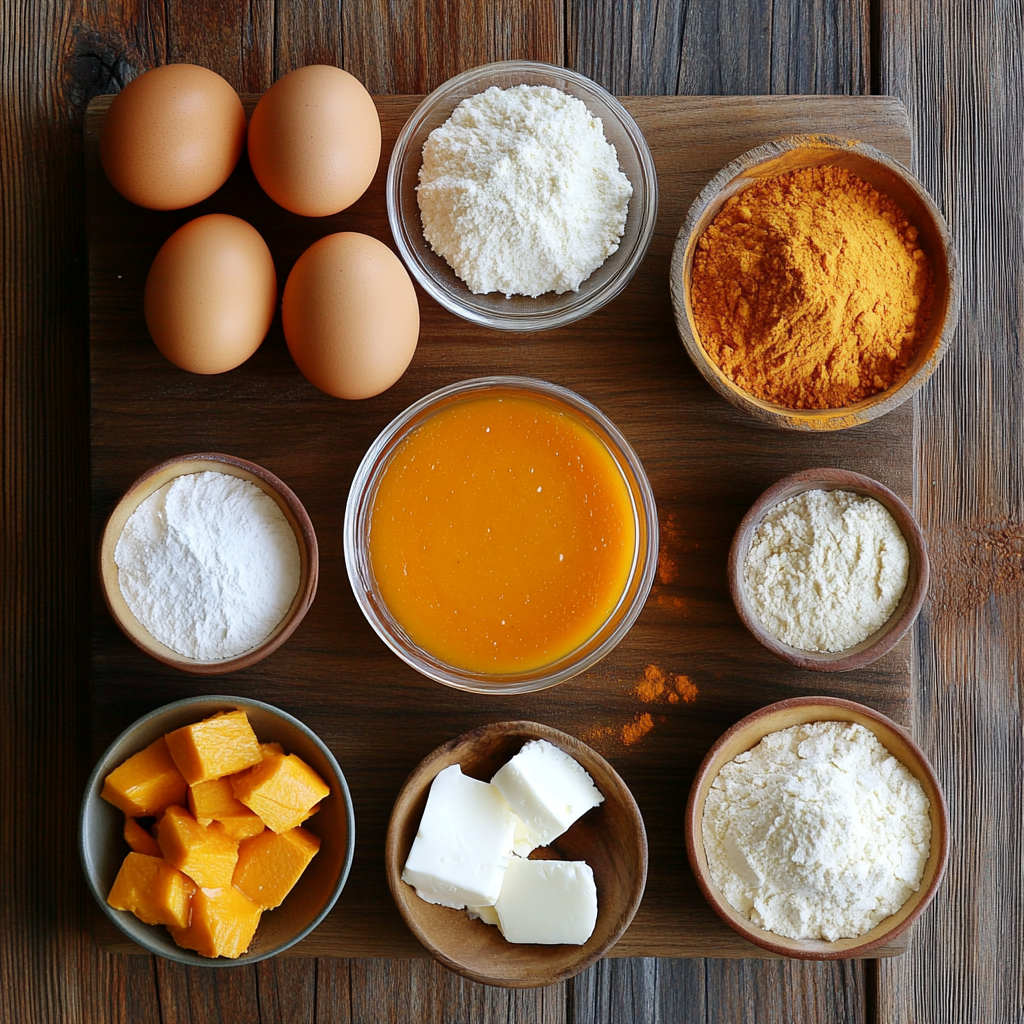 Pumpkin Bread Bowls ingredients