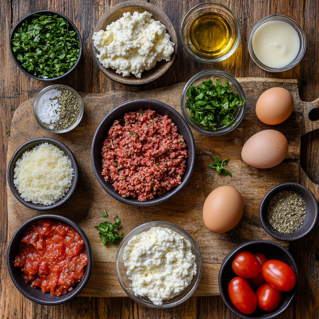 Ricotta Meatballs ingredients