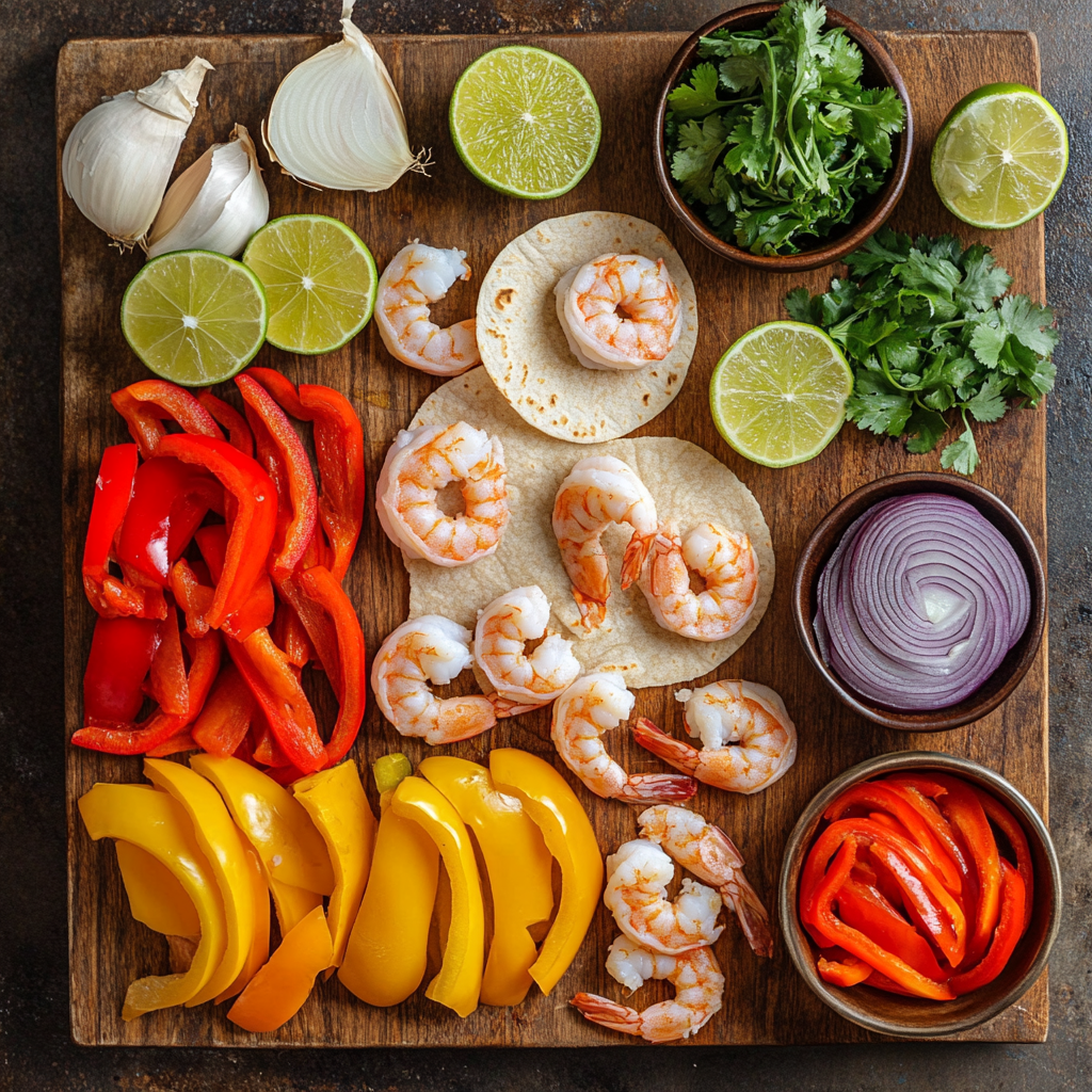 Shrimp Fajitas ingredients