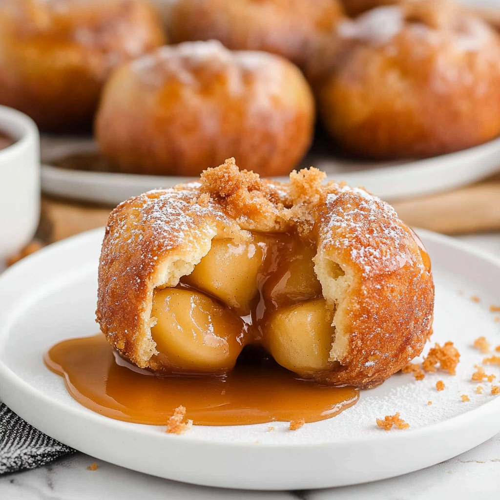 Simple Caramel Apple Pie Bombs