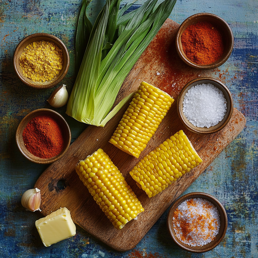 Skillet Charred Blackened Corn ingredients
