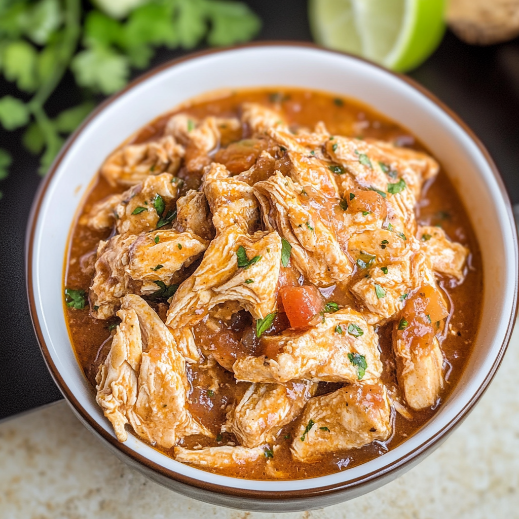 Slow Cooker Salsa Chicken