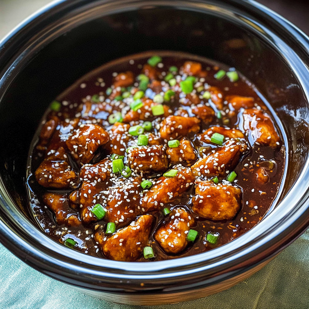 Slow Cooker Sesame Chicken