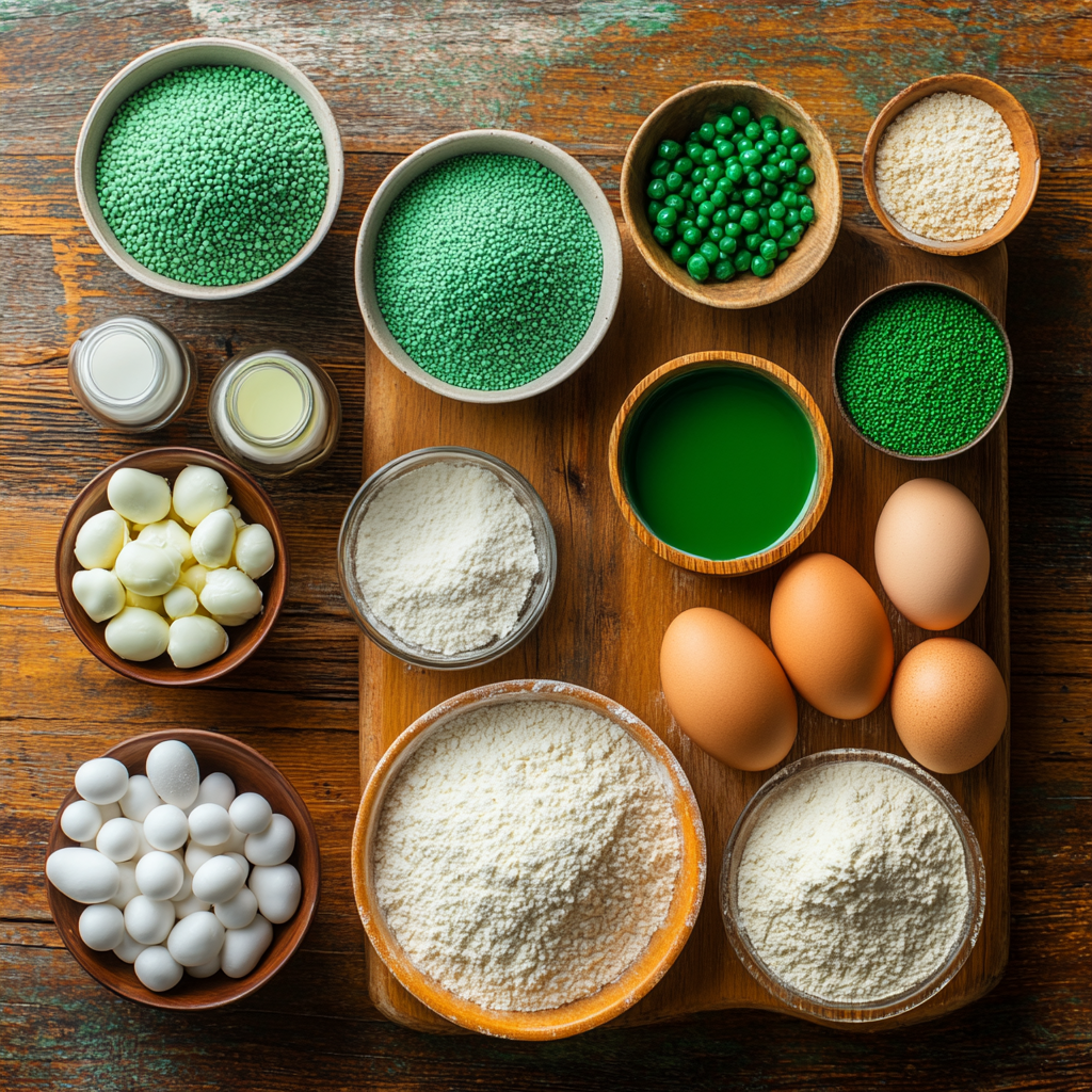 Stacked Christmas Tree Cookies ingredients