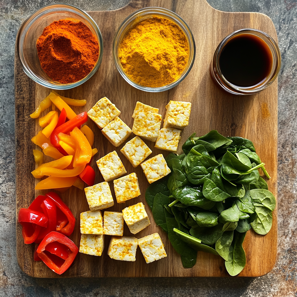 Tofu Scramble ingredients