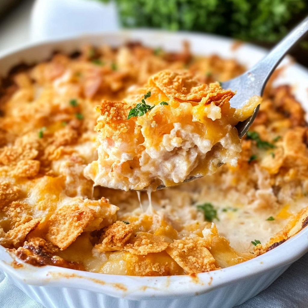 chicken casserole with ritz crackers