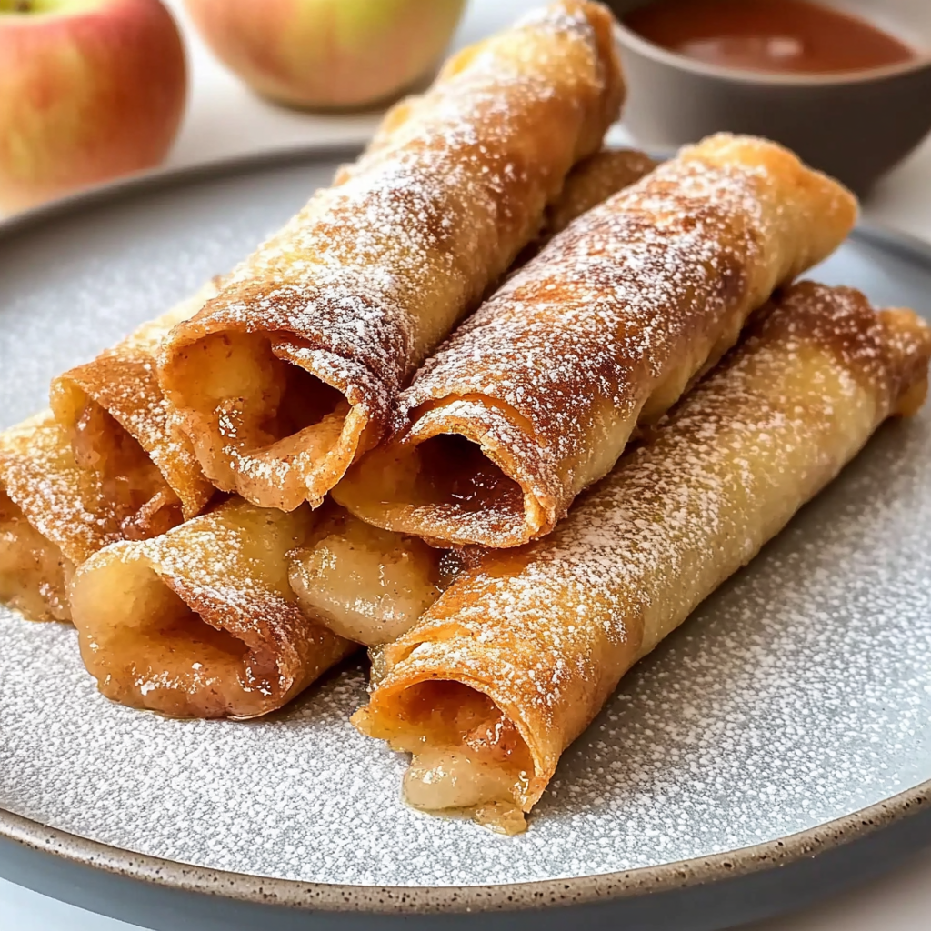 Air Fryer Apple Pie Taquitos