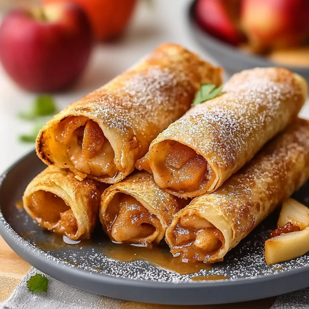 Air Fryer Apple Pie Taquitos
