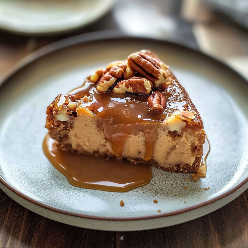 Caramel Pecan Pudding Cake