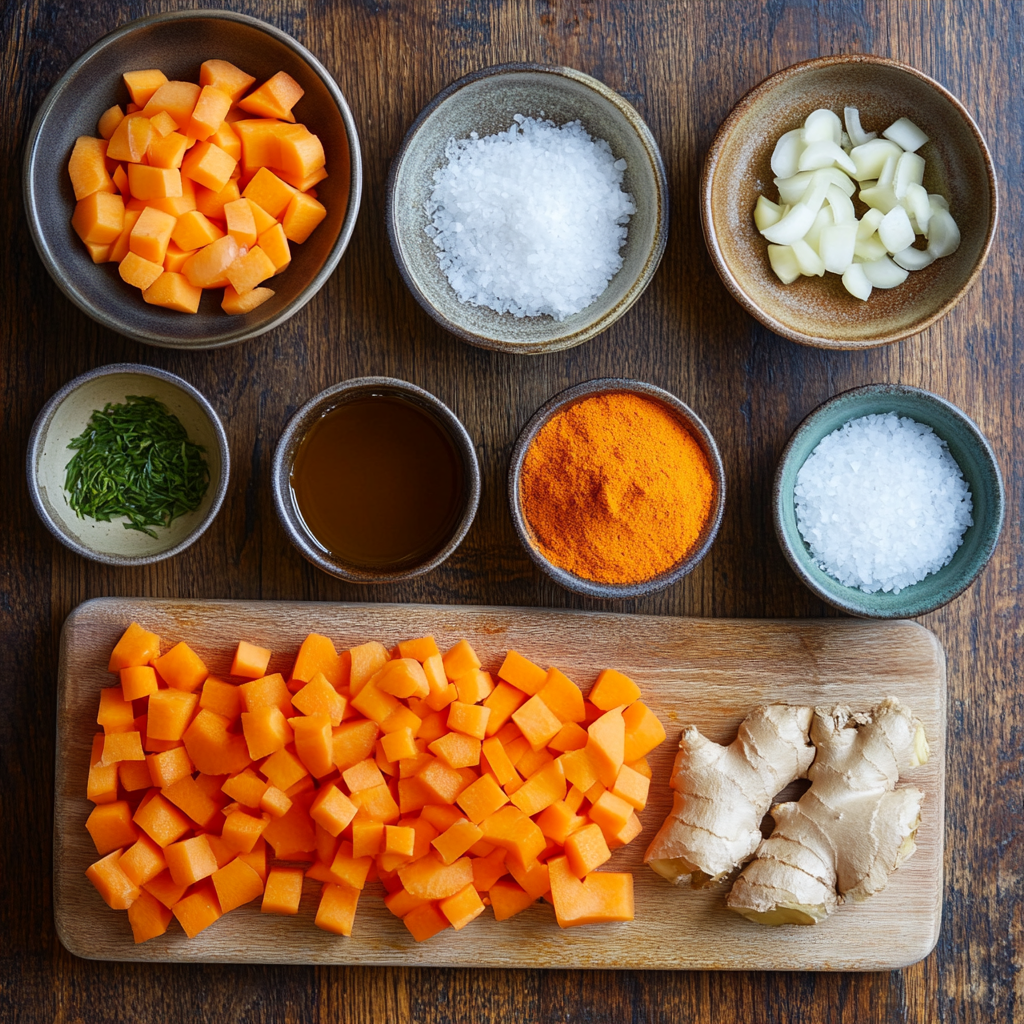 Carrot Soup ingredients