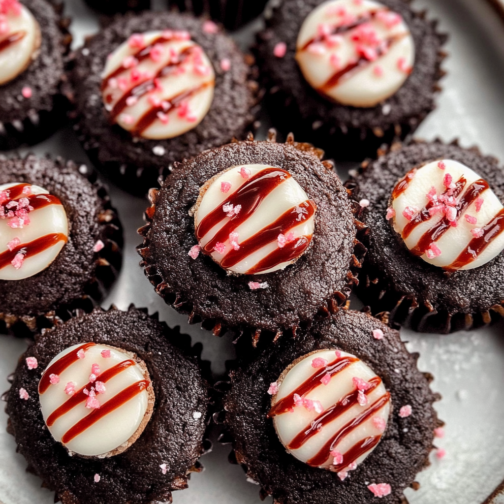 Chocolate Peppermint Blossoms