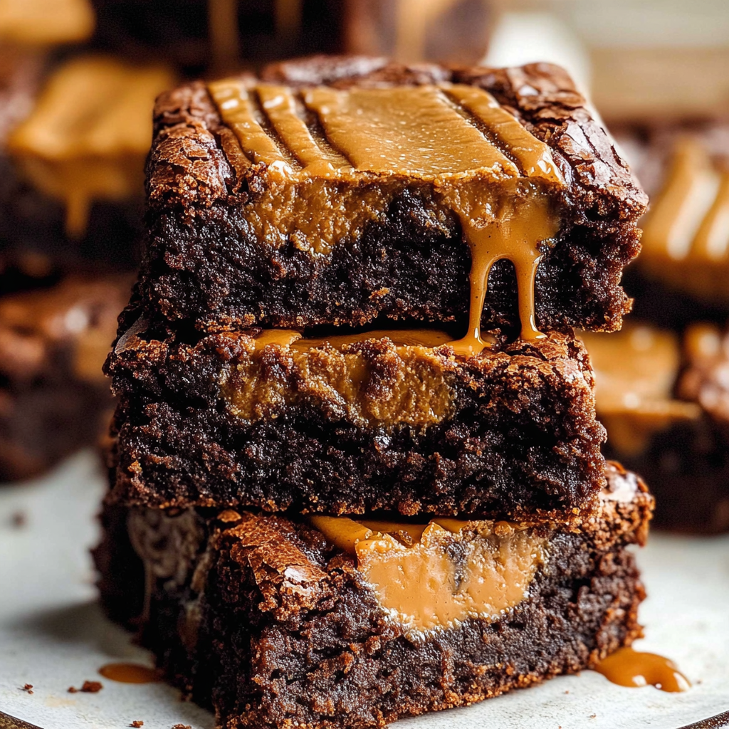 Christmas Biscoff Cookie Butter Brownies